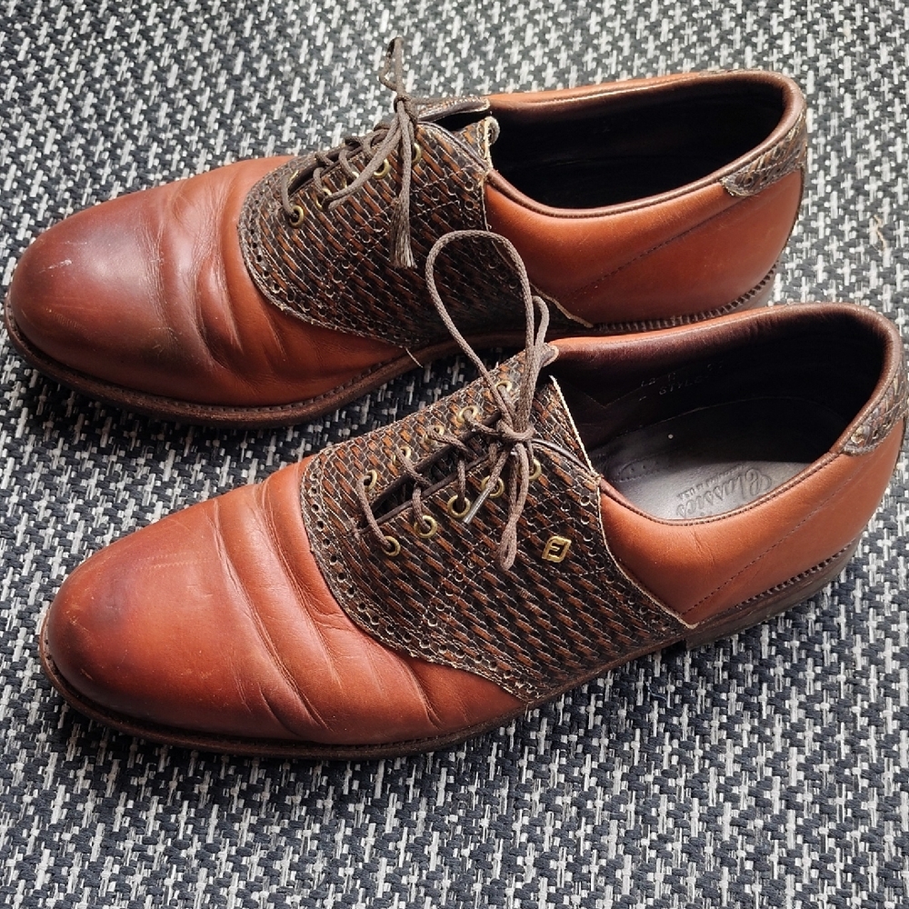FootJoy Classic Brown Leather Men's Golf Shoes